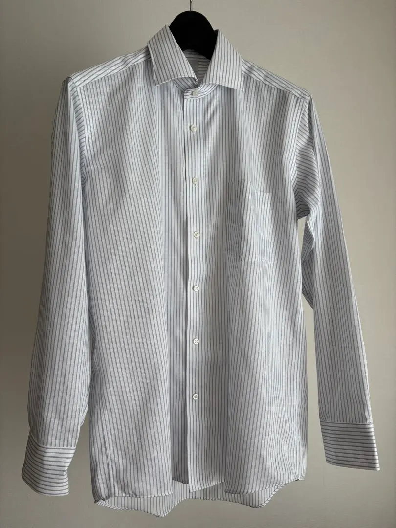 Thumbnail of CHOYA SMC SHIWANON Striped Long Sleeve Dress Shirt 40-82