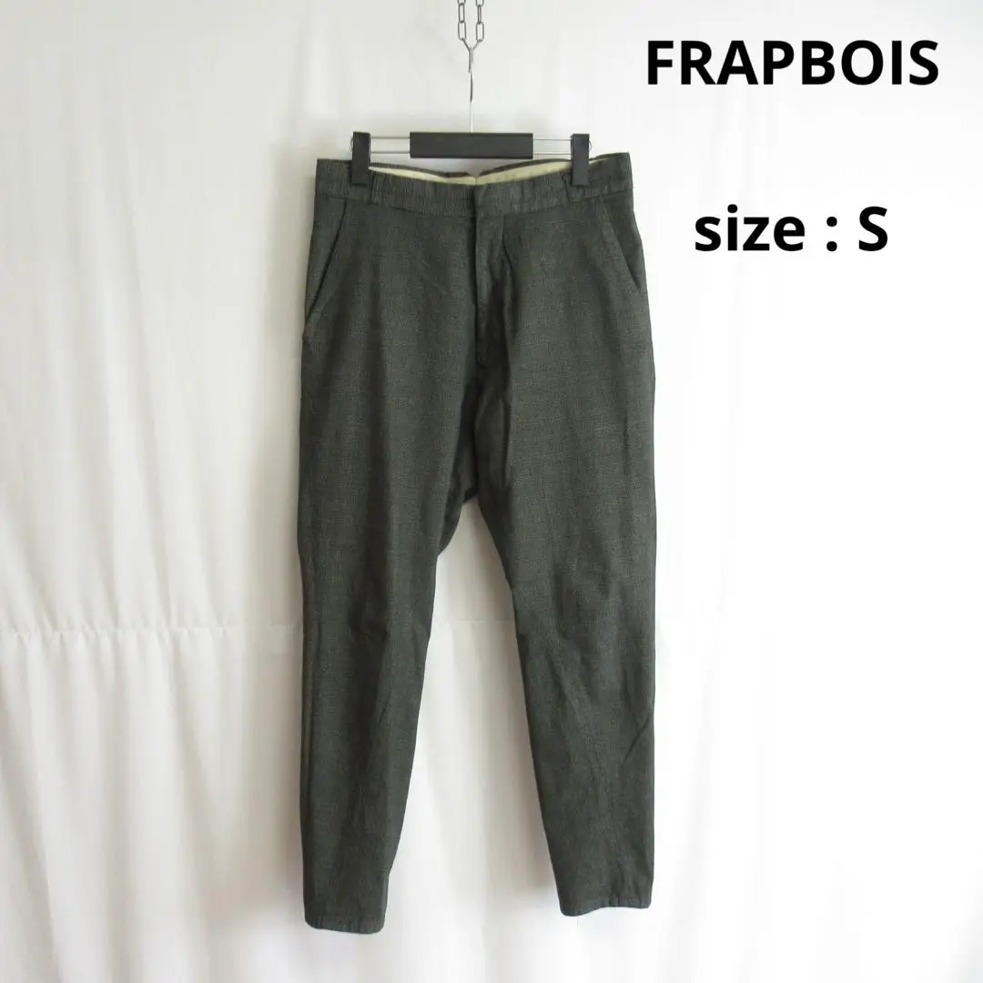 ★FRAPBOIS /フラボア★　グレンチェックテーパードスラックスパンツ 127876813509_003.webp