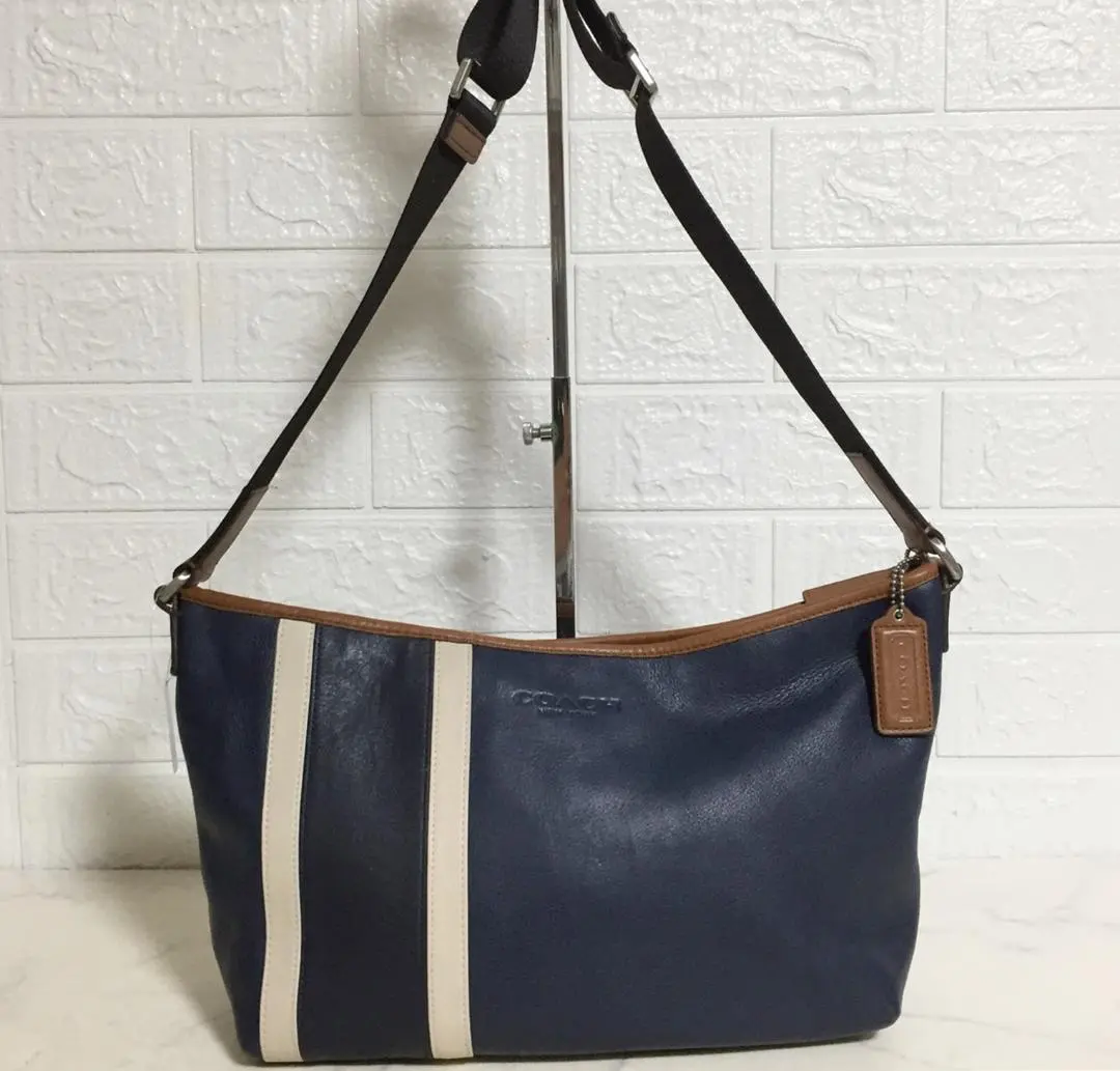 美品✨COACH コーチ　ショルダーバッグ　ヘリテージ　レザー　F71436 送料無料 美品 COACH コーチ メンズ ショルダーバッグ