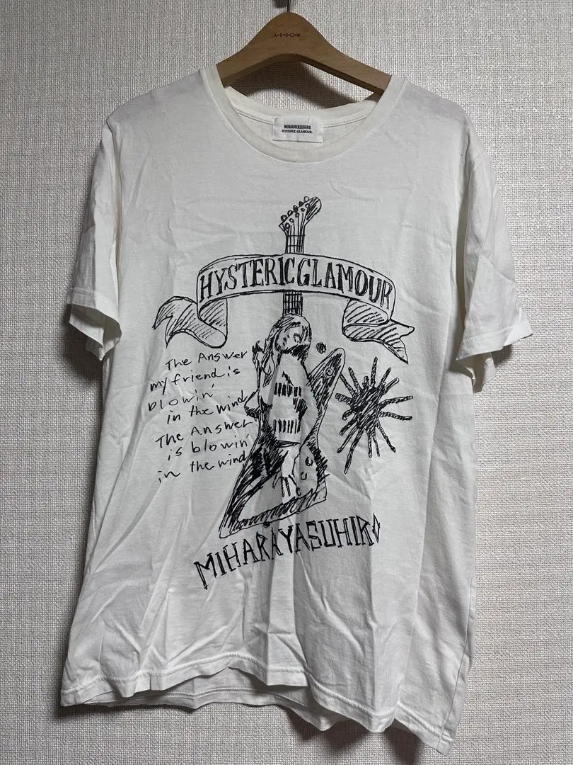 即完売◆ MIHARA YASUHIRO × HYSTERIC GLAMOUR コラボ ワッペン レザー スタジャン S /ミハラヤスヒロ ヒステリックグラマー 即完売必至！ヒステリックグラマーHYSTERIC MOVIE Tシャツ Tシャツ