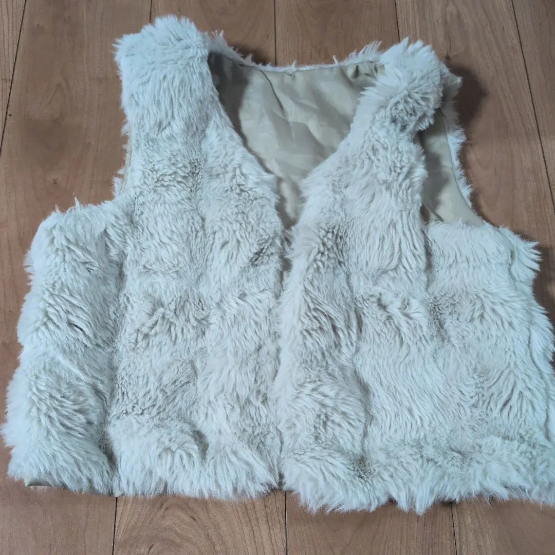 Thumbnail of Faux Fur Vest, Light Green, hanahana, Autumn/Winter, Women's, Gilet