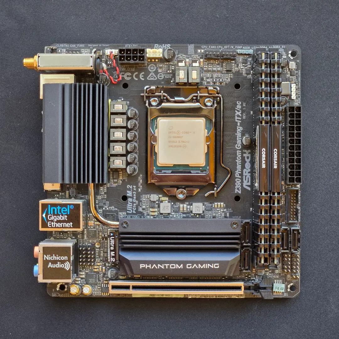 9900kとAsrock Z390 phantom gaming-ITX 中古 中古】ASRock Z390 Phantom Gaming-ITX/ac Z390/LGA1151/11ac+