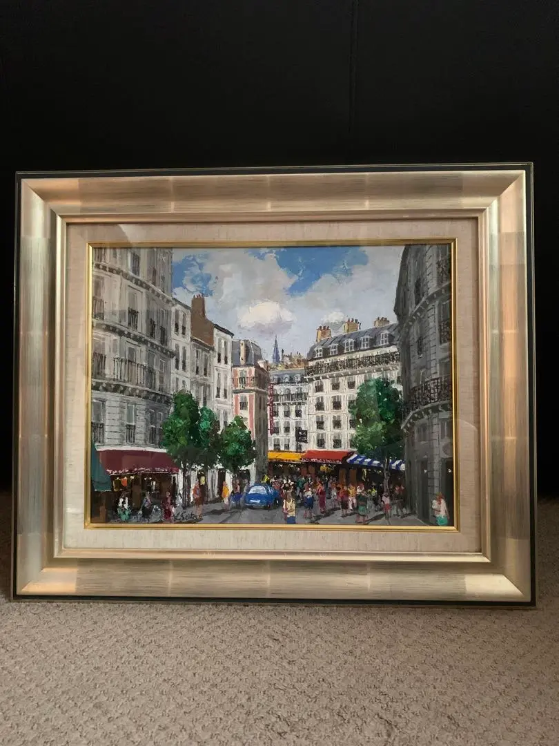 斉藤要 「コートダジュール」 油絵・油彩画 絵画 斉藤要 「コートダジュール」 油絵・油彩画 絵画の通販 by