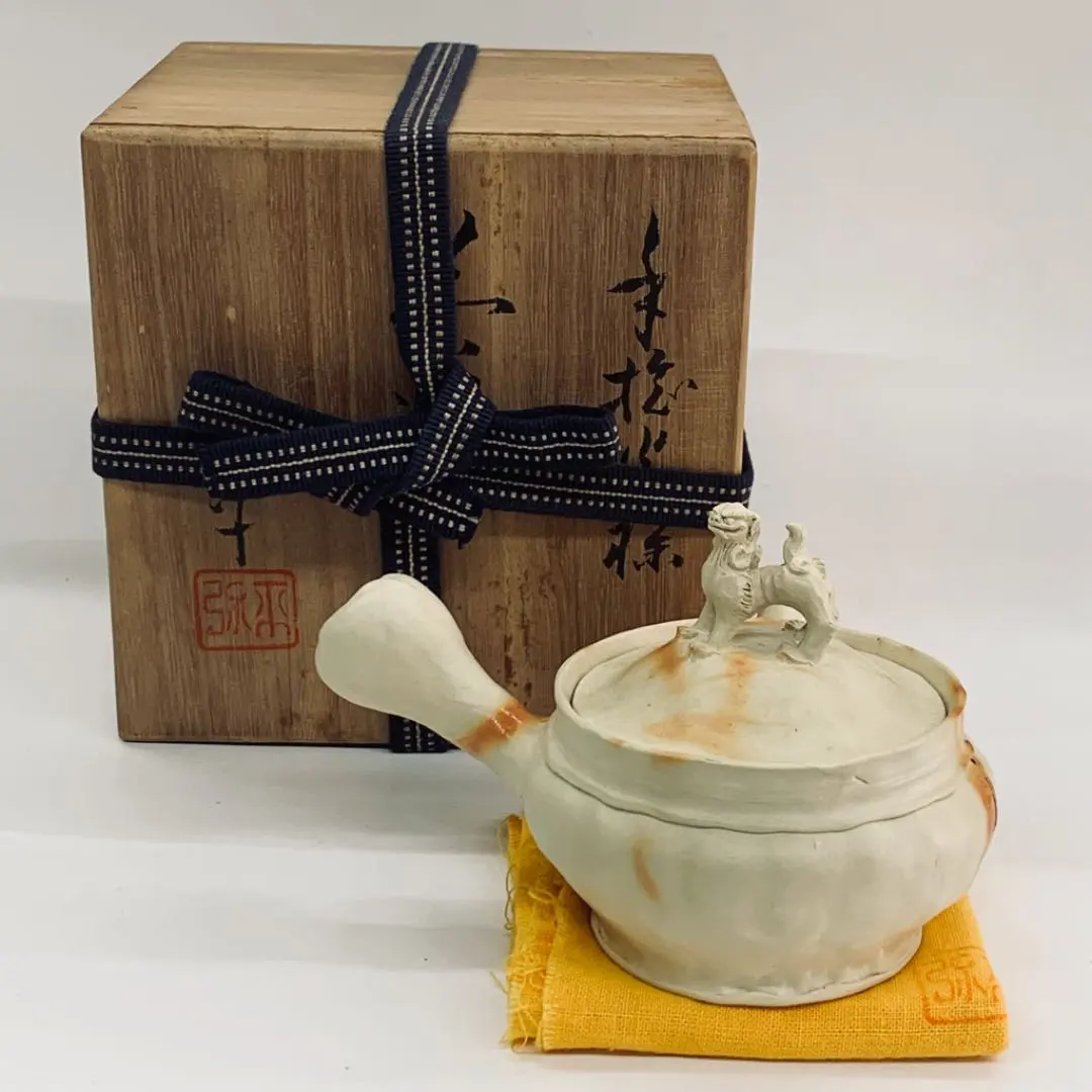 初代　松下　三光　作　白泥茶注　名品　急須 初代 松下 三光 作 白泥茶注 名品 急須