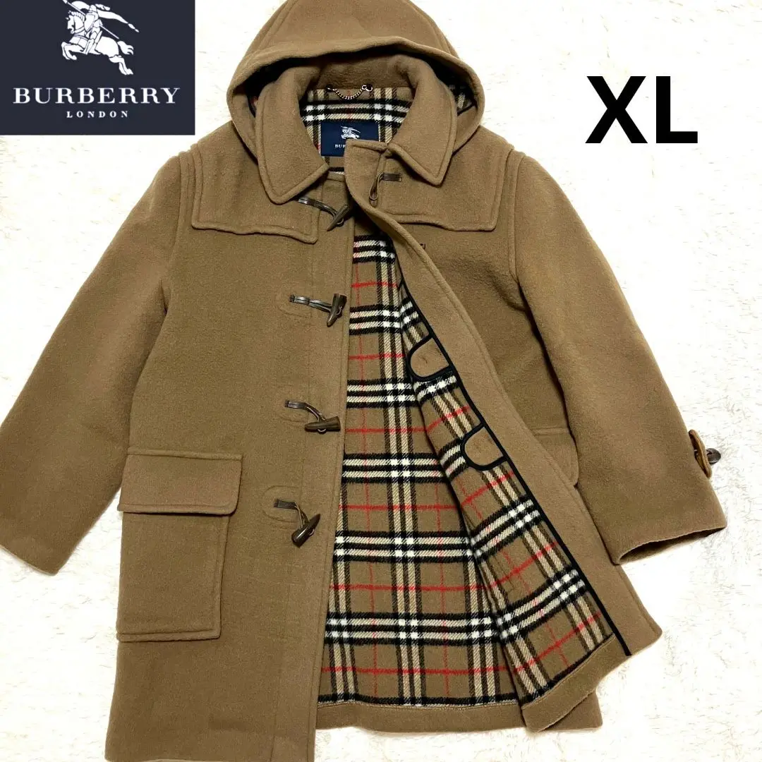 極美品 近年モデル BURBERRY ダッフルコート ノバチェック ベージュ バーバリー BURBERRY ダッフルコート ノバチェック コート