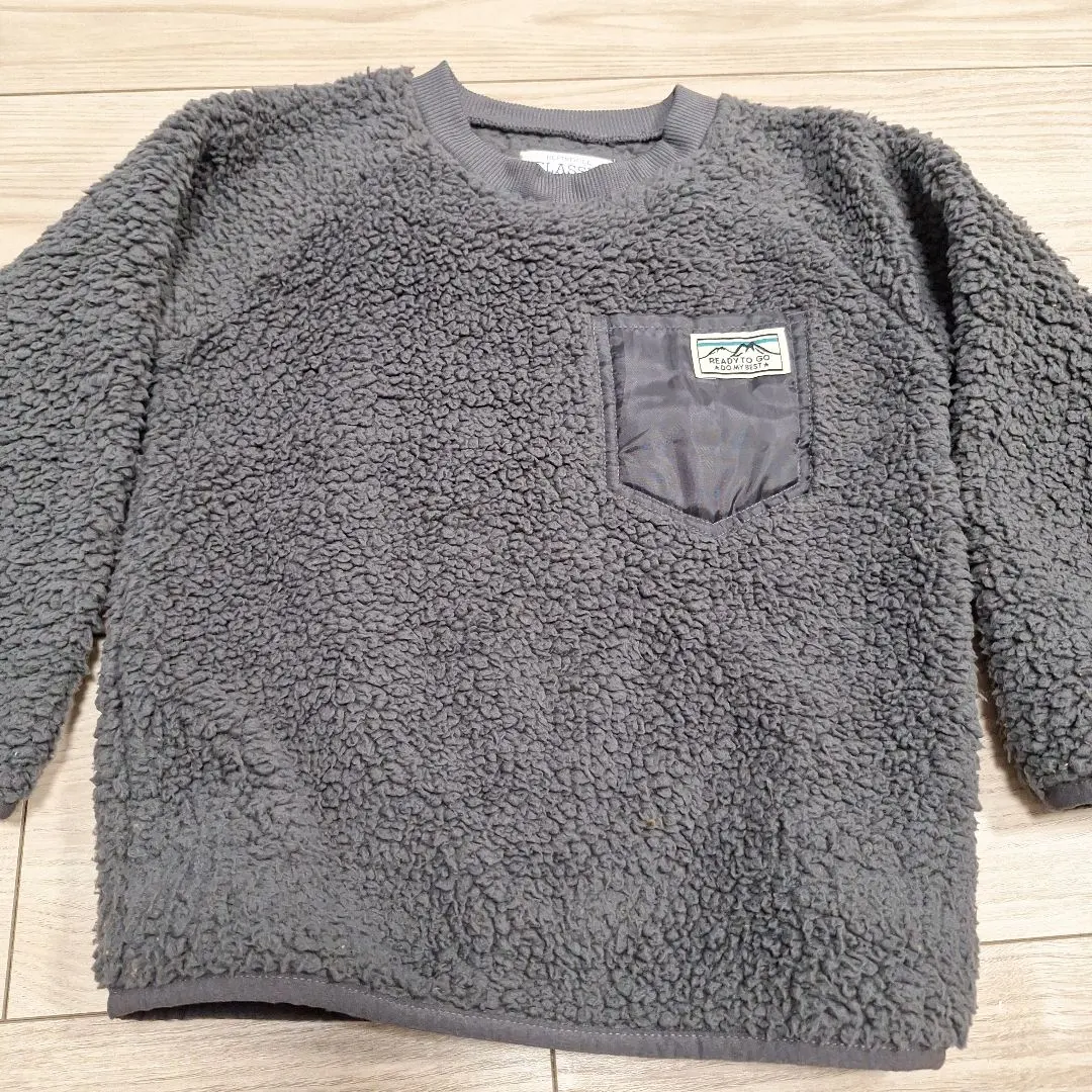 Thumbnail of Boa fleece sweatshirt, Nishimatsuya, size 110, gray