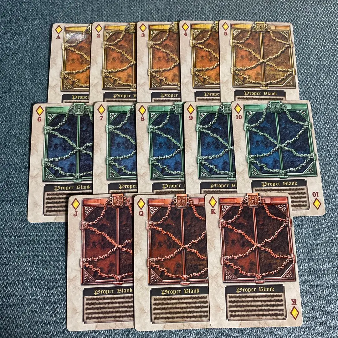 玩具対応 仮面ライダー剣 ラウズカード コモンブランクプロパーブランクセット 仮面ライダー剣（ブレイド）ラウズカード（プロパーブランク他