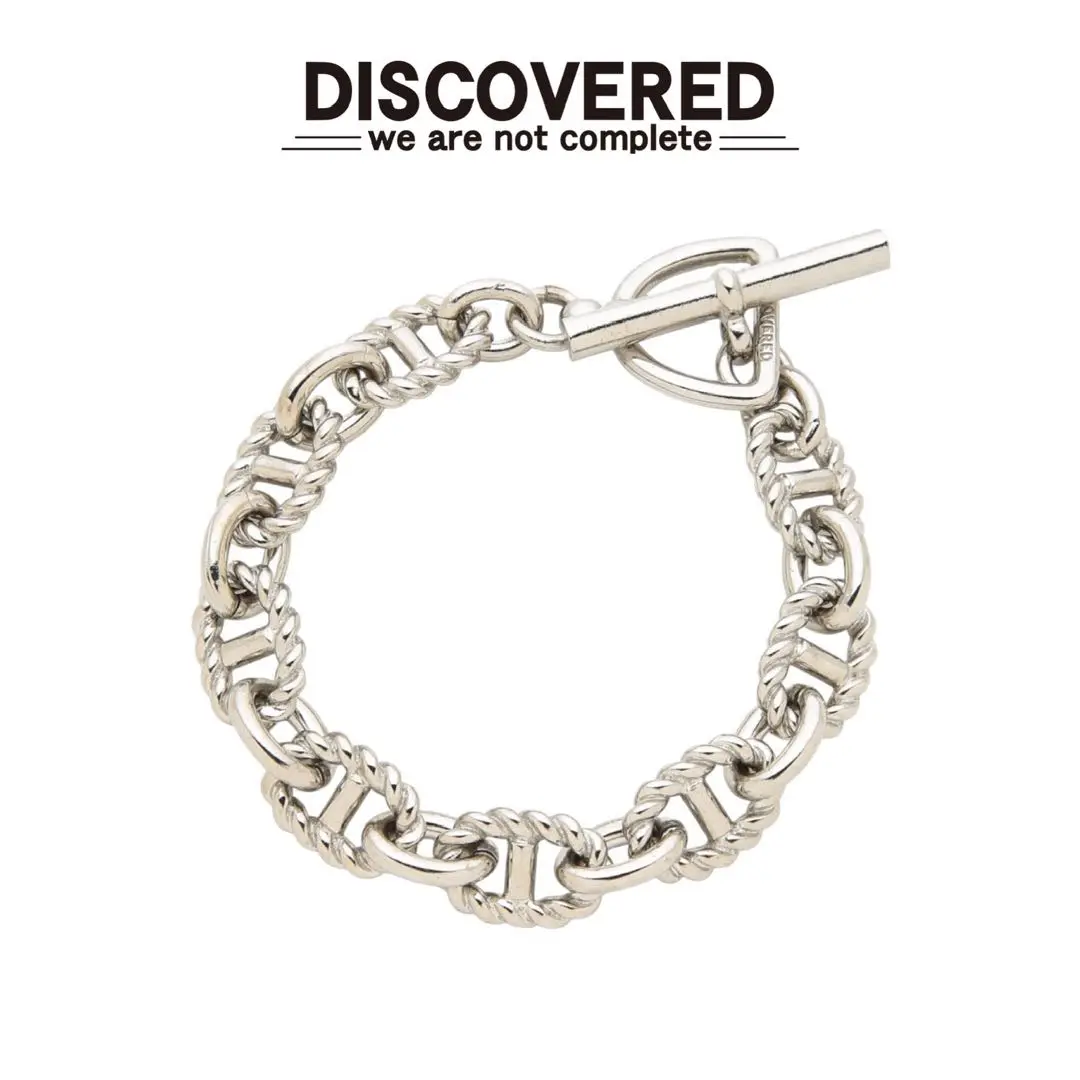 新品 DISCOVERED チェーンブレスレット　studios別注 シルバー ANCHOR CHAIN BRACELET｜SILVER– DISCOVERED