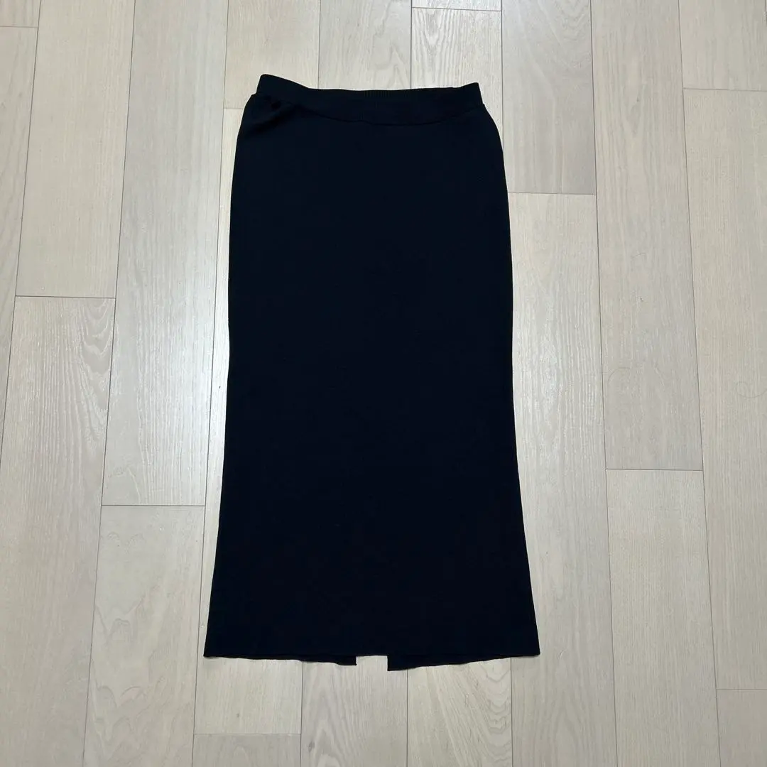 LEPSIM 開衩長裙 黑色 黑 Free Size 春夏用 的縮圖