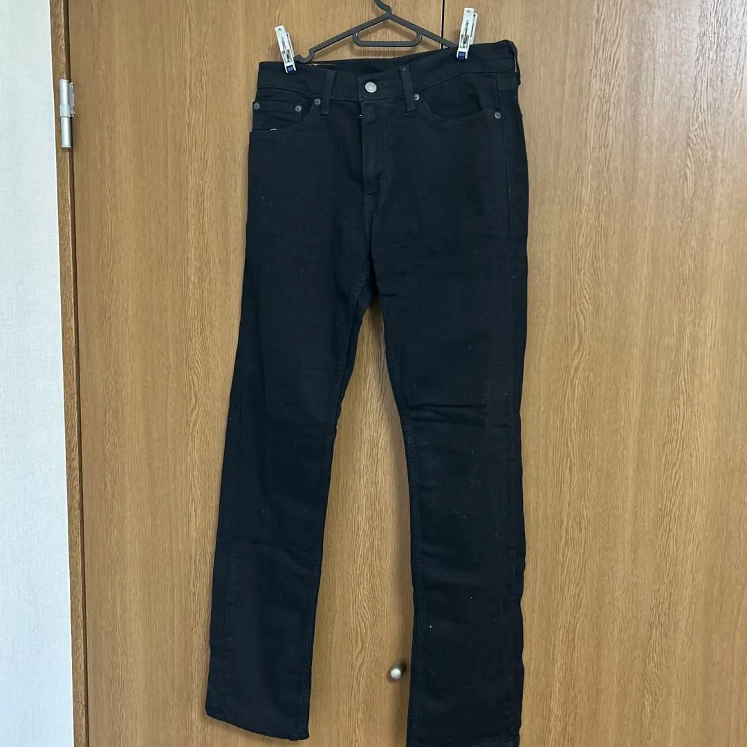 Thumbnail of Levi's Black Slim Fit Denim