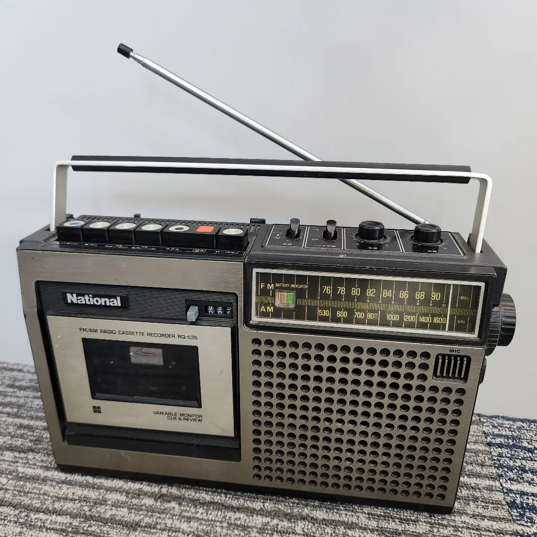 National ナショナル RQ-535 FM/AM アンティーク ラジオカセット