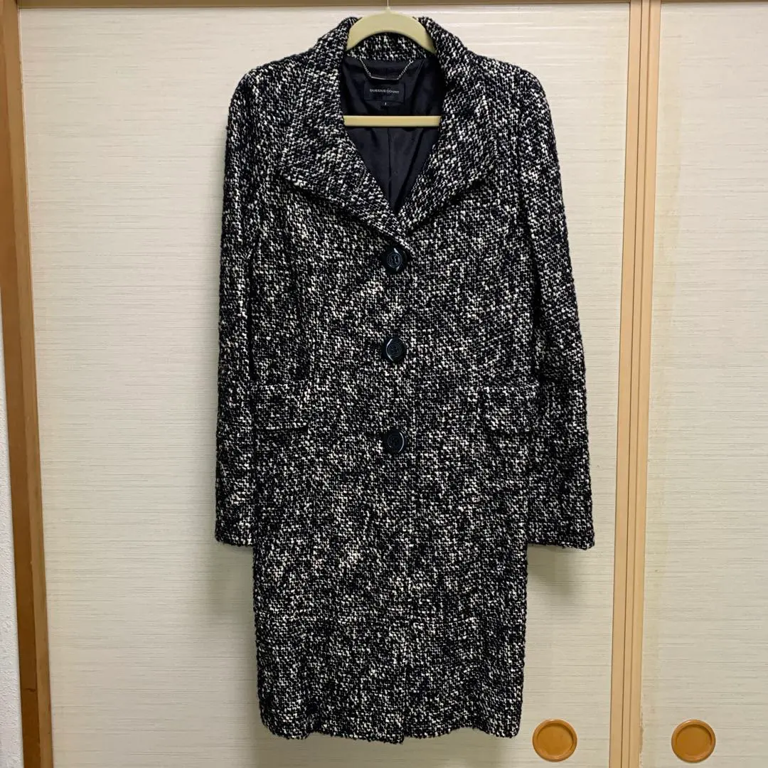 Thumbnail of Tweed Long Coat (QUEENS COURT)