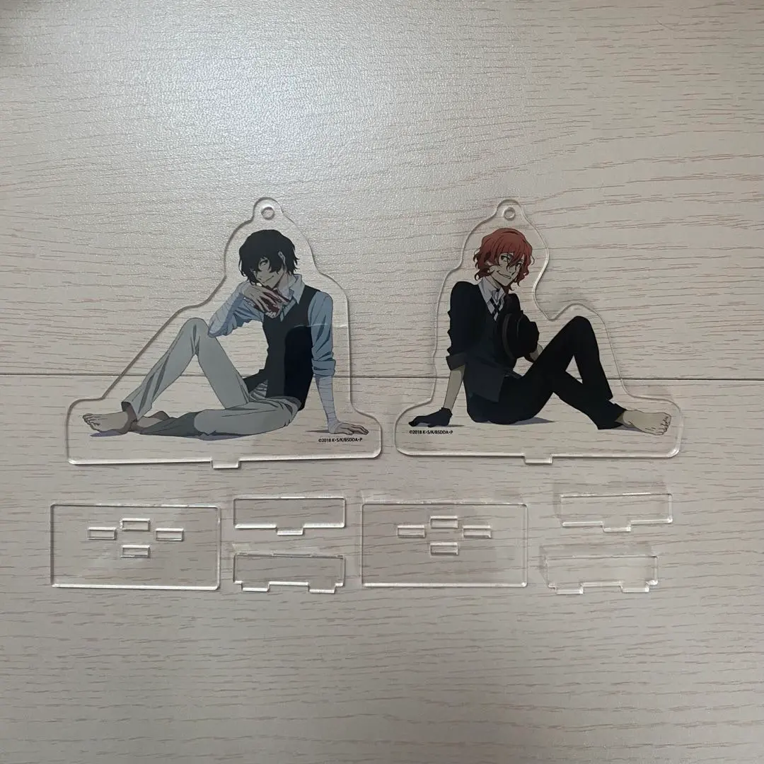 Thumbnail of Bungo Stray Dogs Acrylic Stand Keychains: Osamu Dazai & Chuuya Nakahara
