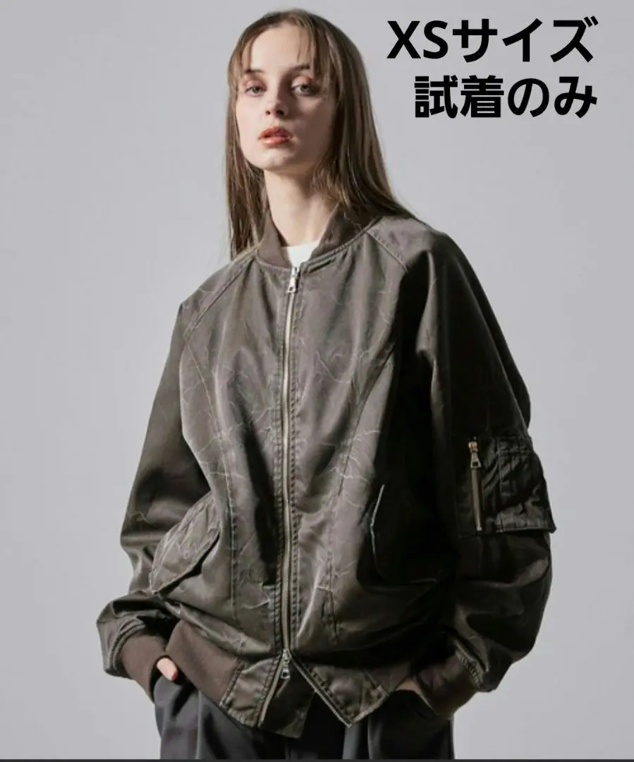 【CLEL】完売品　ヴィンテージ デザイン ショートMA-1ブルゾン CLEL（クレイル）の「【CLEL】Vintage Design Short MA-1