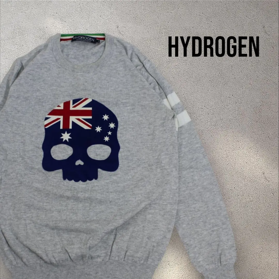 HYDROGEN ハイドロゲン ニットセータースカルコンチョ メンズ グレー L 2025年最新】ハイドロゲン ニット・セーターの人気アイテム
