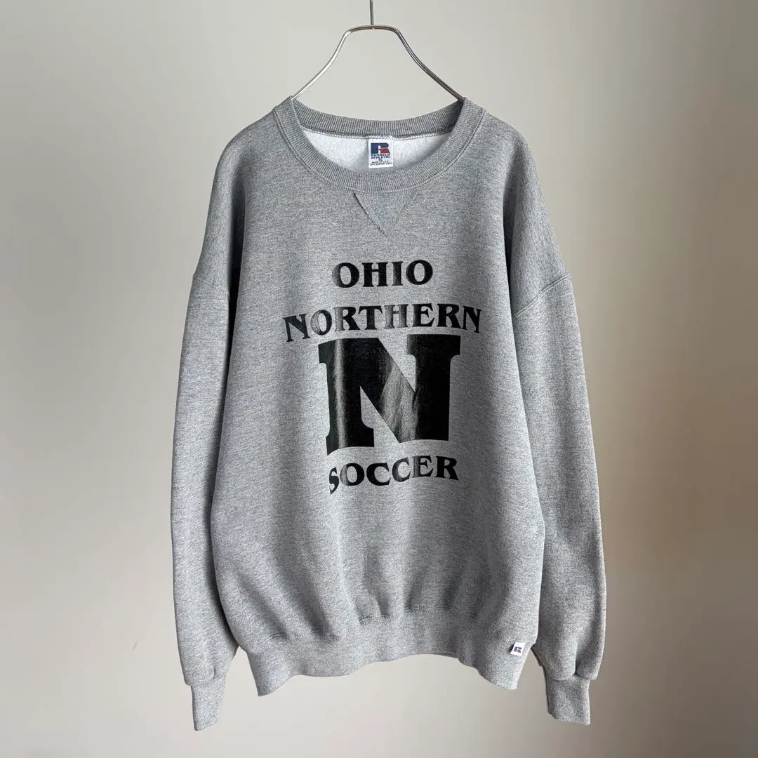 Thumbnail of Hard to find! 90s USA made RUSSELL college sweatshirt, front V, XL