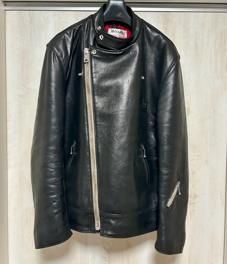 ルイスレザー　ヒステリックグラマー　コラボ　サイクロン　美品　M HYSTERIC GLAMOUR (ヒステリックグラマー) × Lewis Leathers