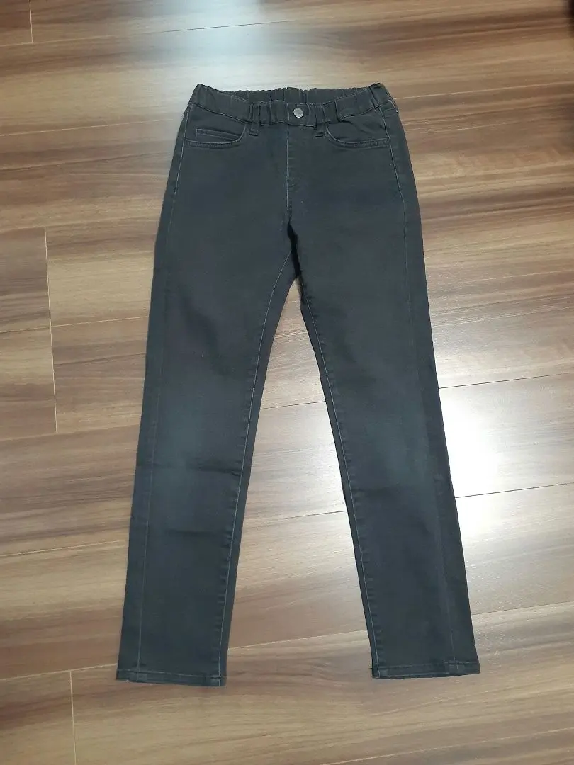 Thumbnail of UNIQLO KIDS Stretch Pants Black 140