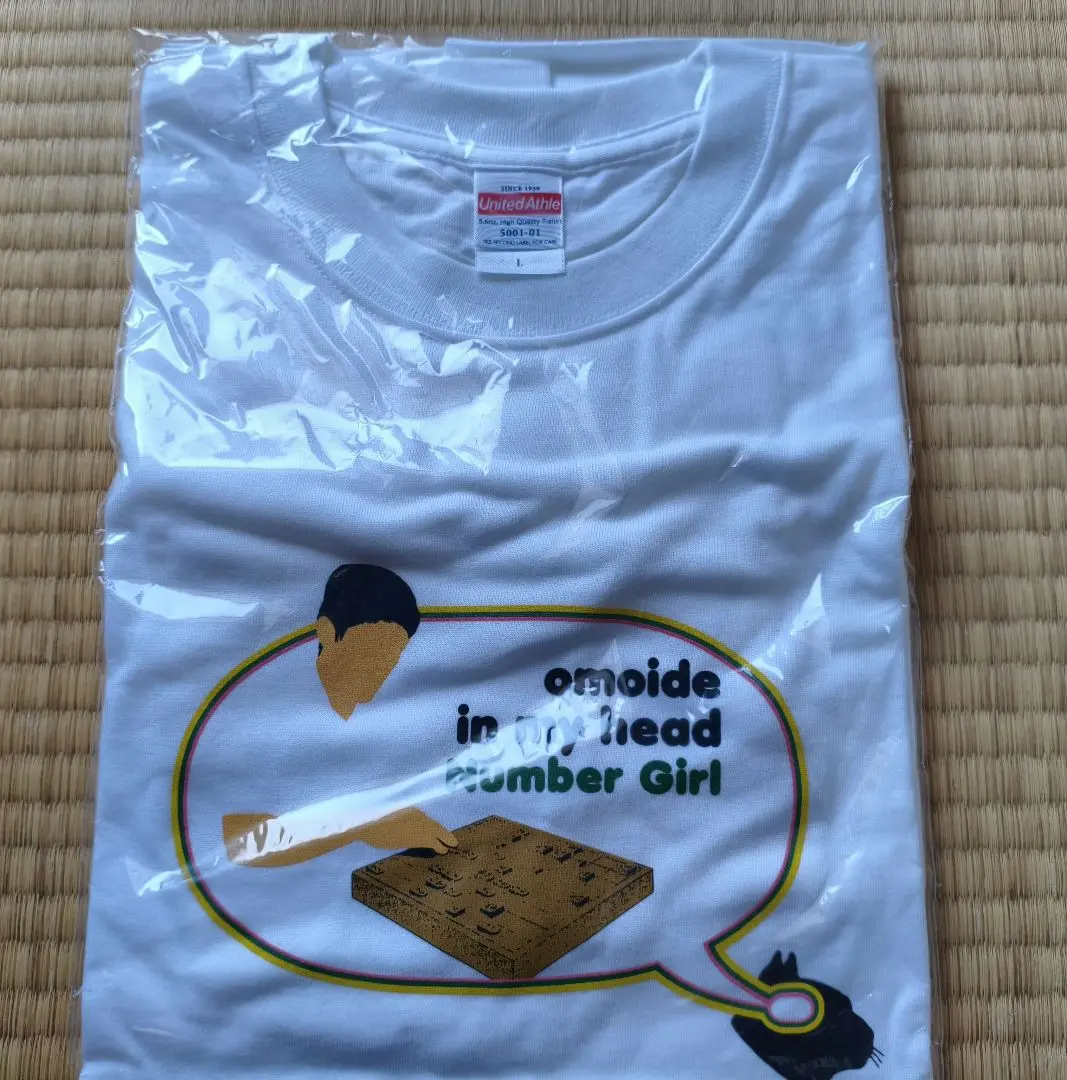 NUMBER　GIRL omoide in my head Tシャツ L　新品 ショッピングモール ナンバーガール omoide in my head Tシャツ