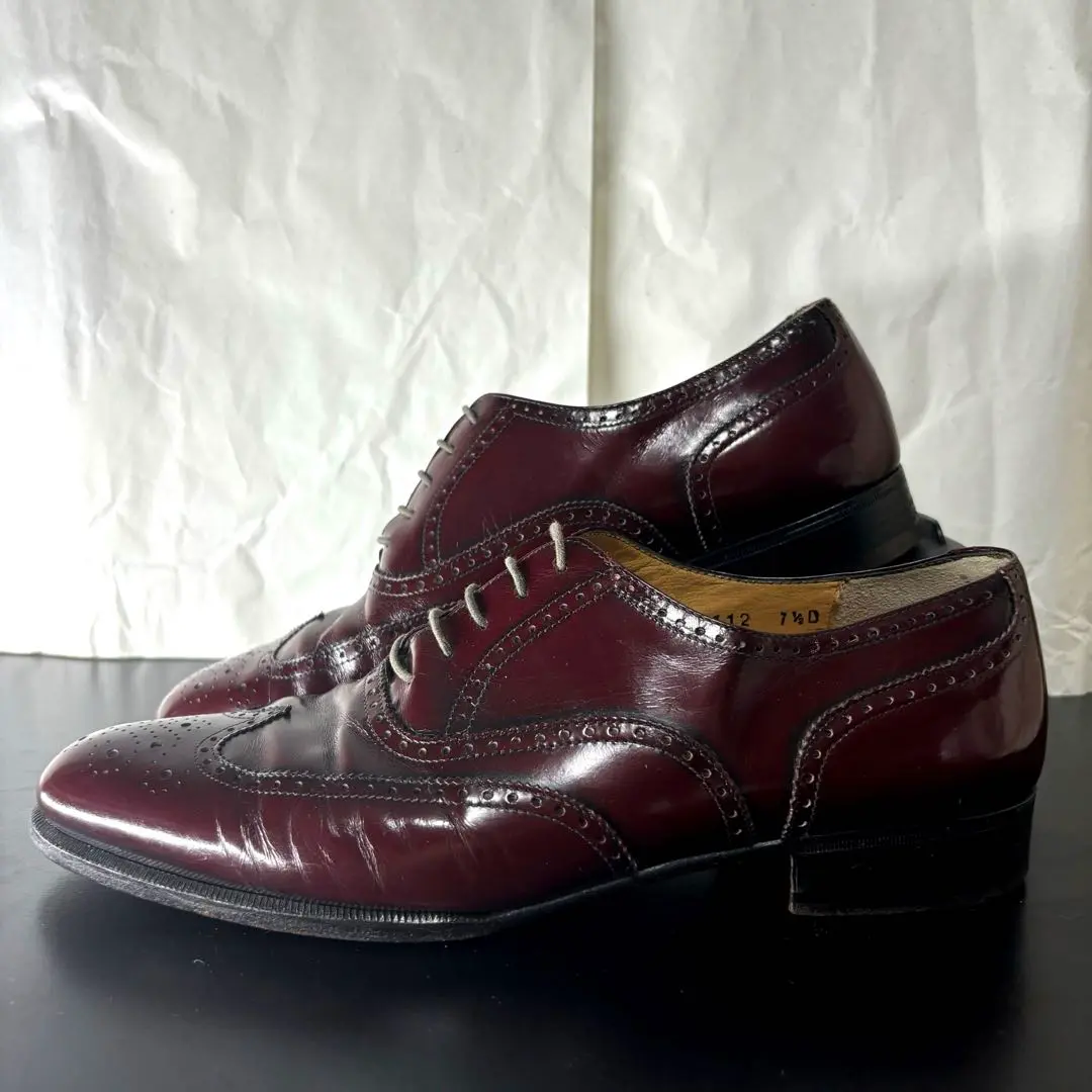 美品　Salvatore Ferragamo ウィングチップ サルヴァトーレフェラガモ ウィングチップ コンビシューズ
