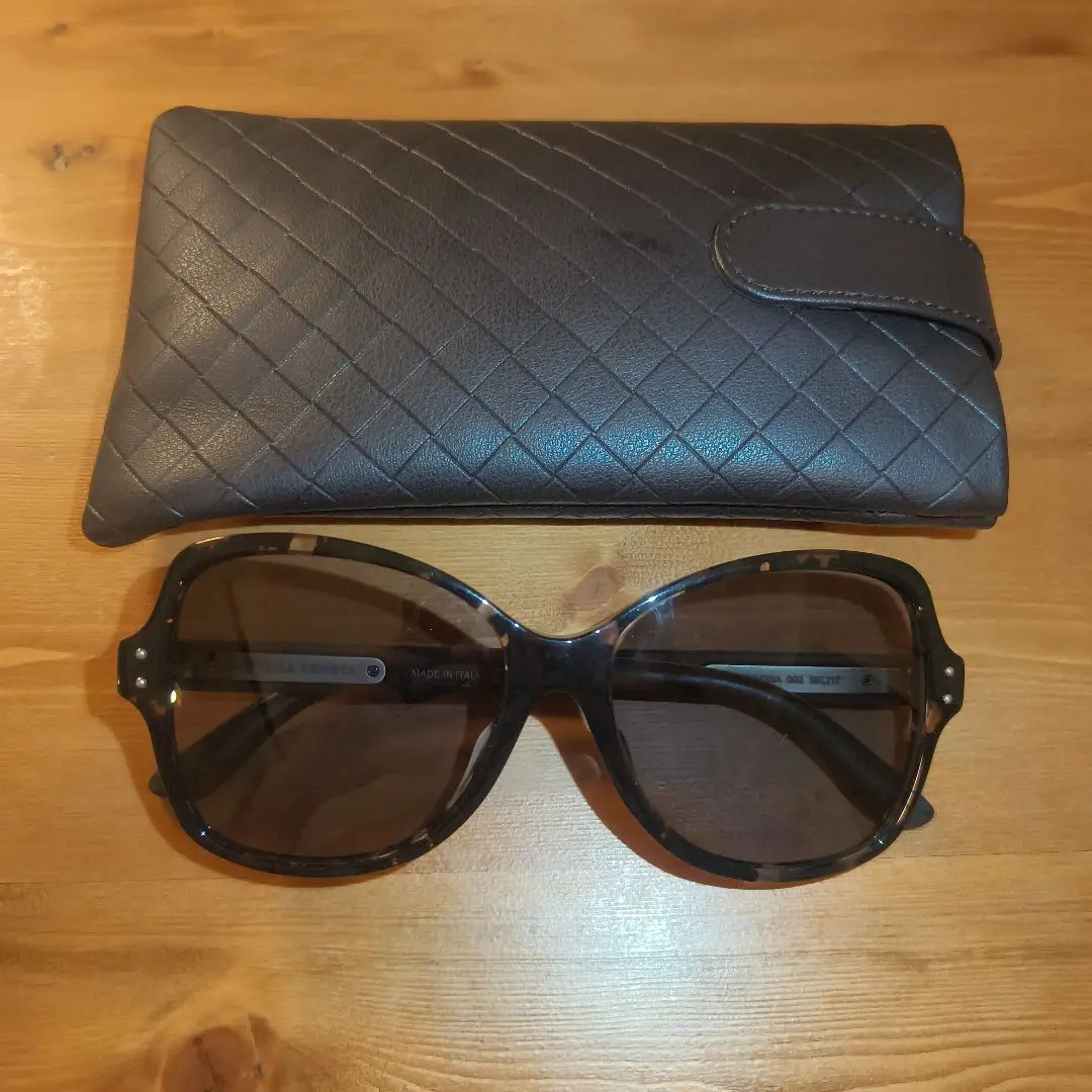 【BOTTEGA VENETA】サングラス　べっ甲柄　ブラウン　保存袋付き べっ甲 BOTTEGA VENETA(ボッテガヴェネタ) アイウェア