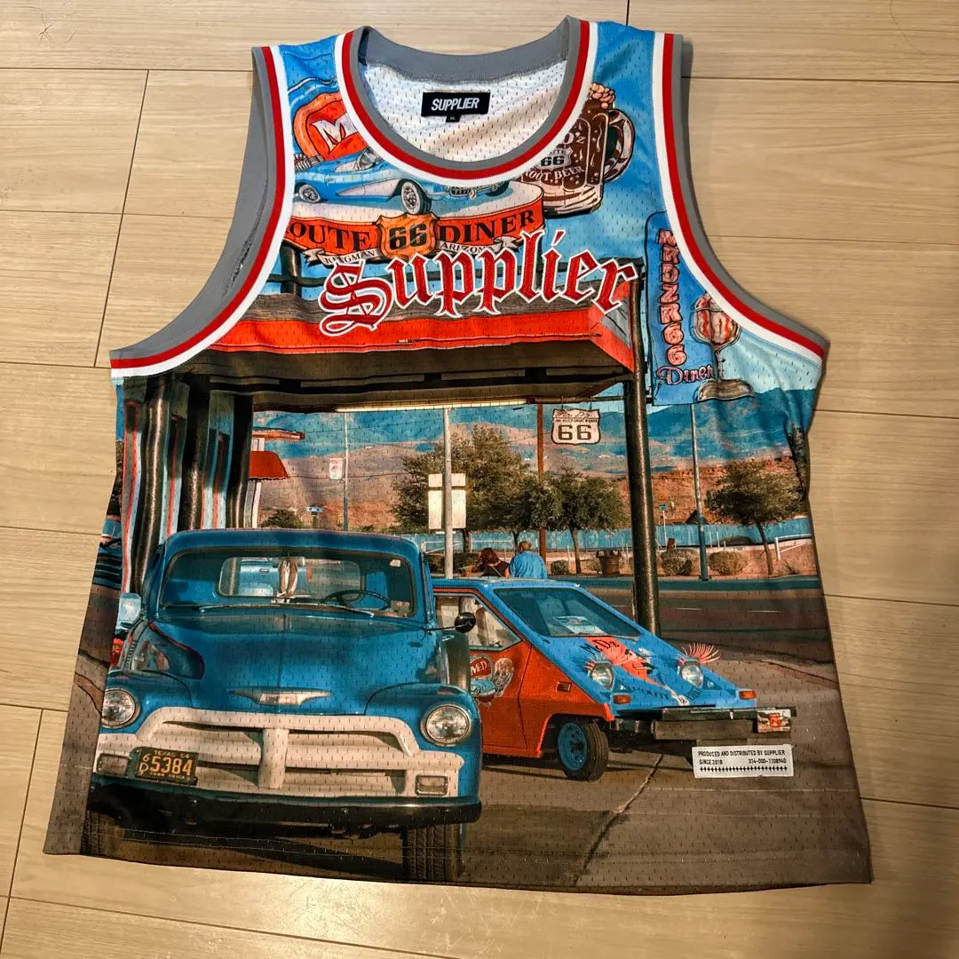 美品 サプライヤー MESH TANKTOP VEGAS 2025年最新】SUPPLIER タンクトップ・ノースリーブトップスの