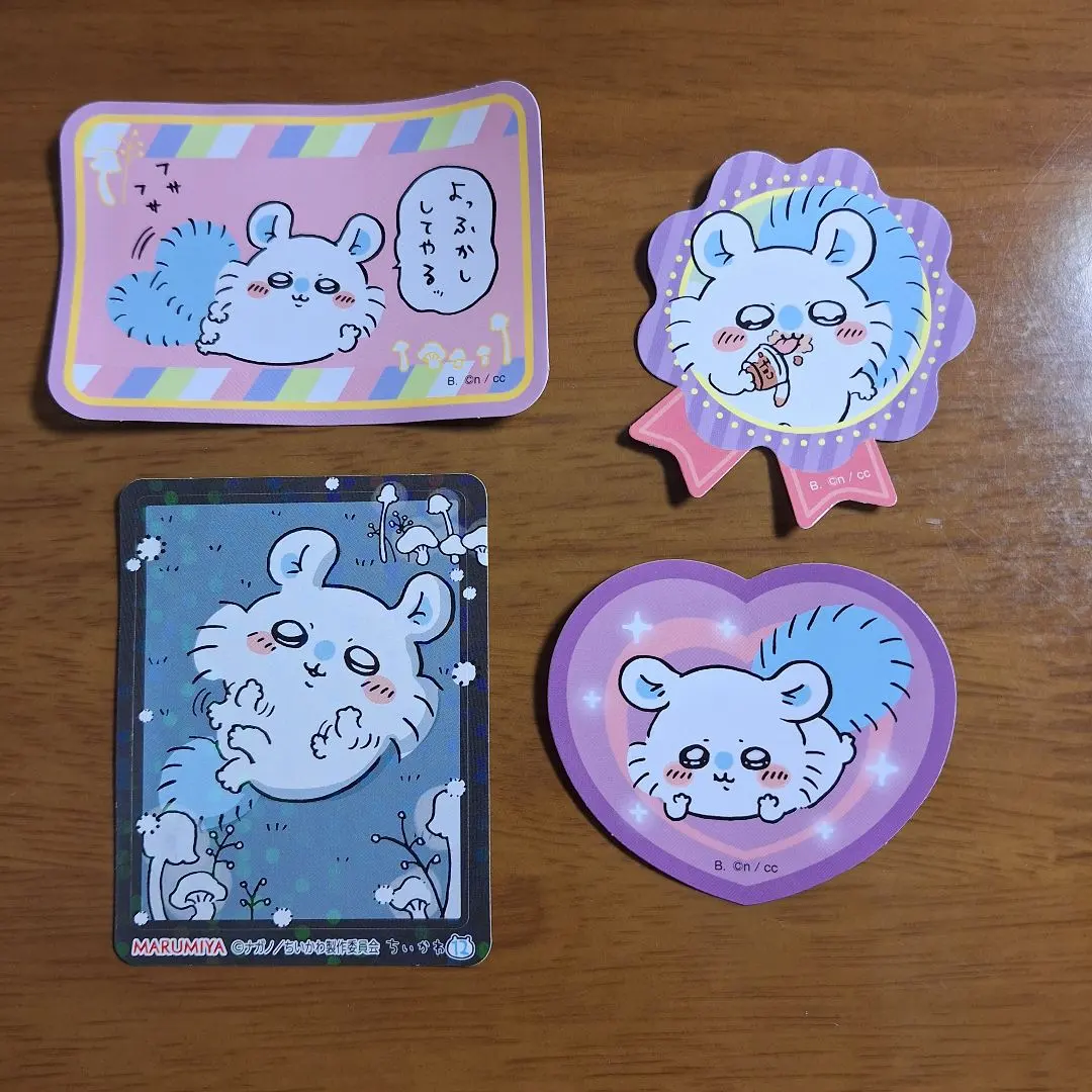 Thumbnail of Chikawa, Momonga, Sticker Set of 4