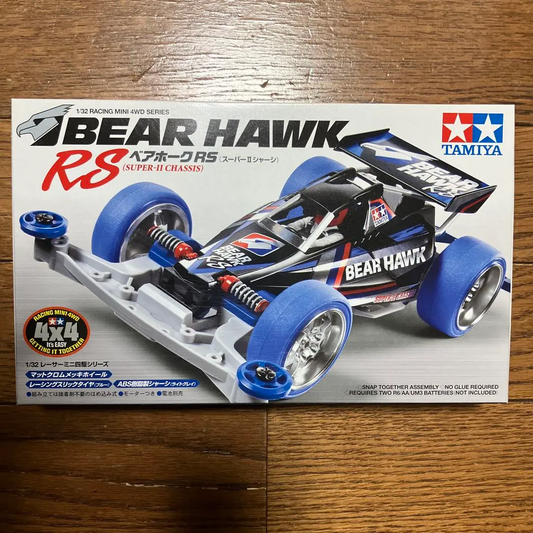 タミヤ レーサーミニ四駆シリーズ No.80 ベアホーク RS (スーパーIIシャーシ) 18080 rdzdsi3 Amazon | タミヤ レーサーミニ四駆シリーズ No.80 ベアホーク RS
