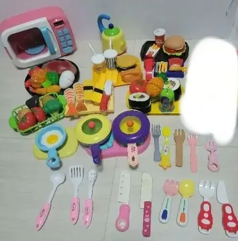 扮家家酒 廚房玩具組 附食材 的縮圖