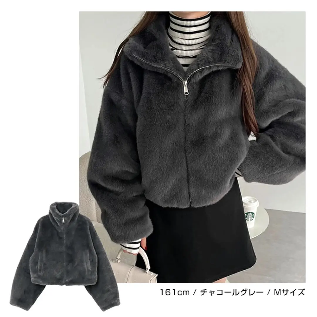 Thumbnail of and me Short-Length Faux Fur Blouson