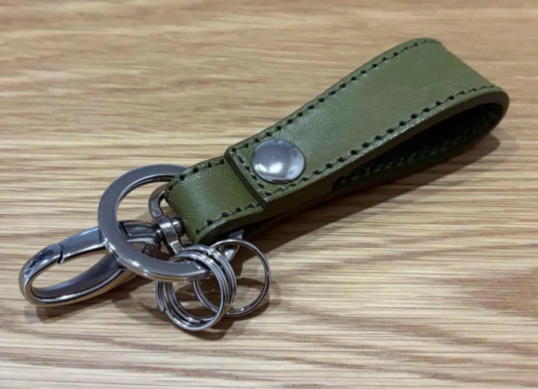 Thumbnail of New, Unreleased Lexus Keyholder Camouflage (Genuine Leather, Antibacterial Treatment) Khaki