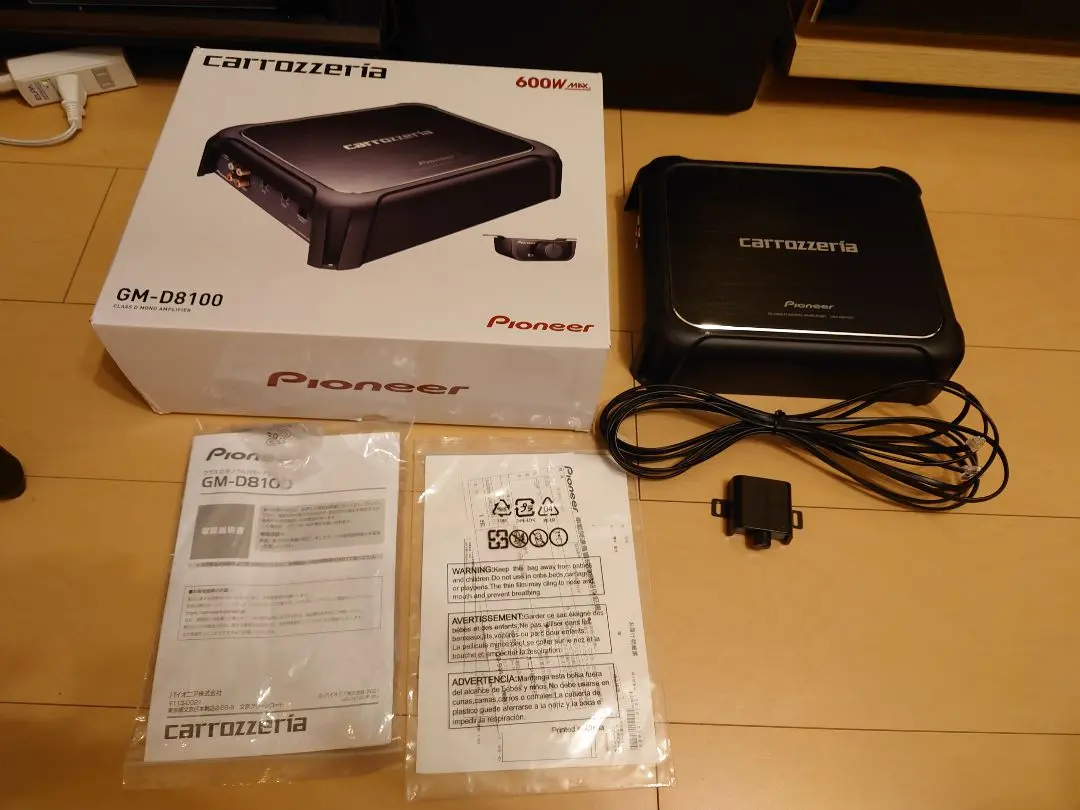 人気のファッションブランド！ ジャンク品】Pioneer GM-D8100 アンプ ブラック カーオーディオ
