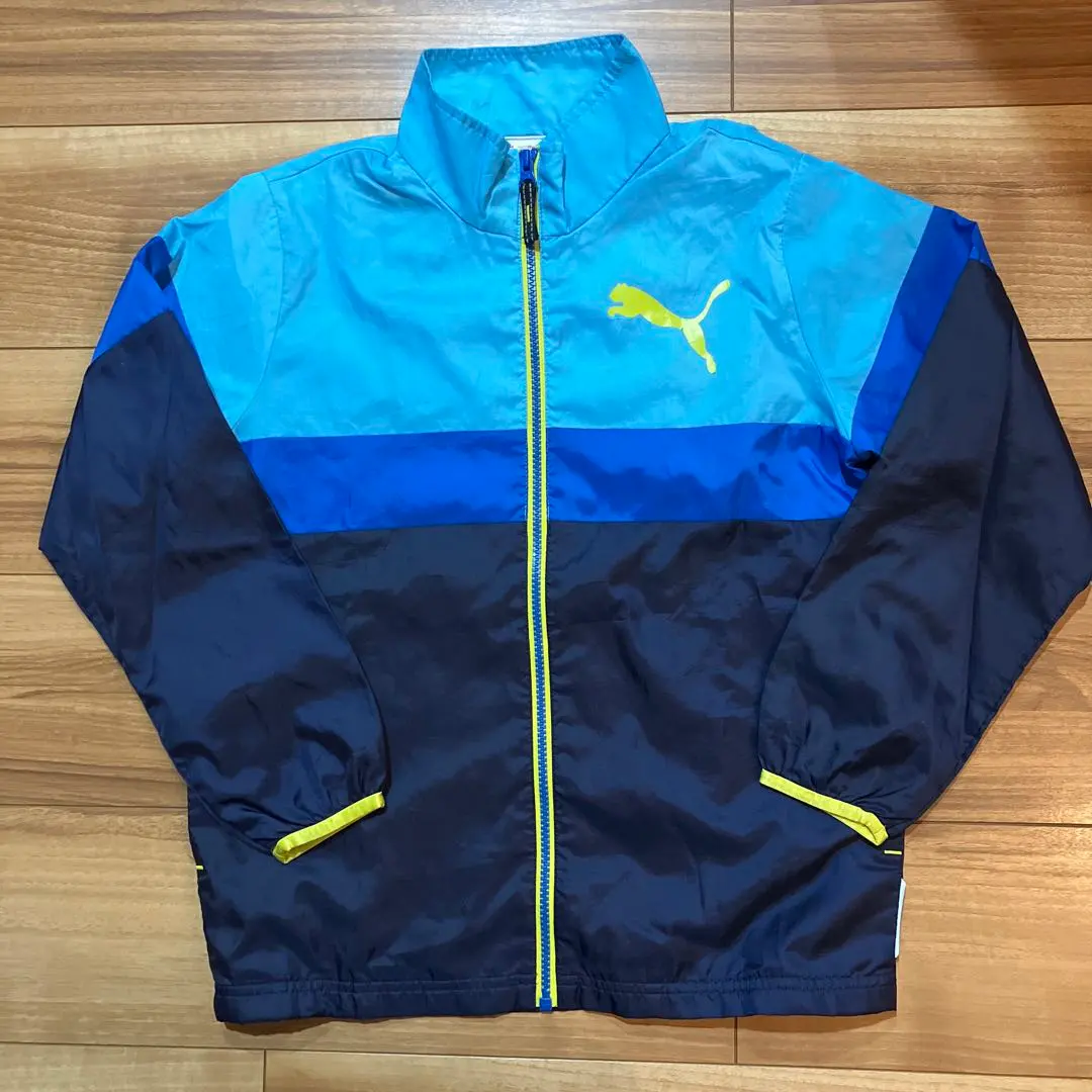 Thumbnail of PUMA nylon jacket, color block, size 140