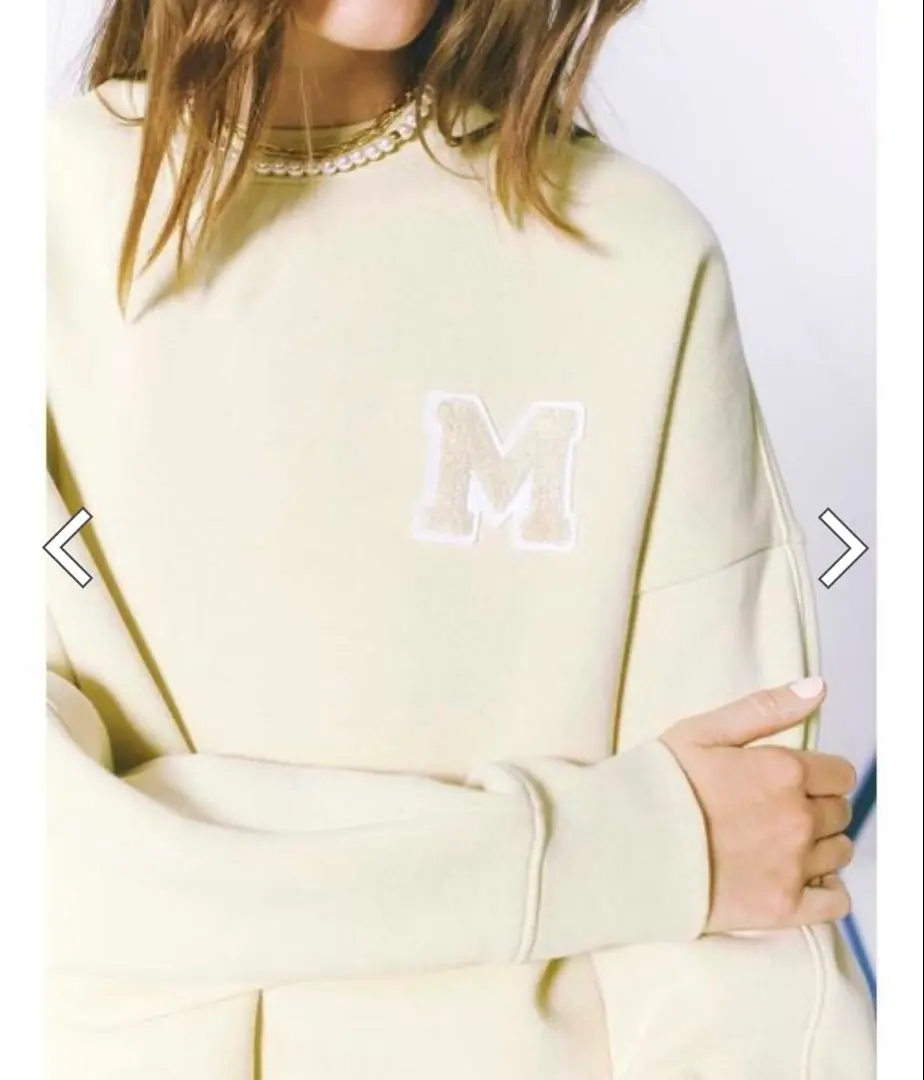 2025年最新】MilaOwen サガラ刺繍デザインビッグトレーナーの