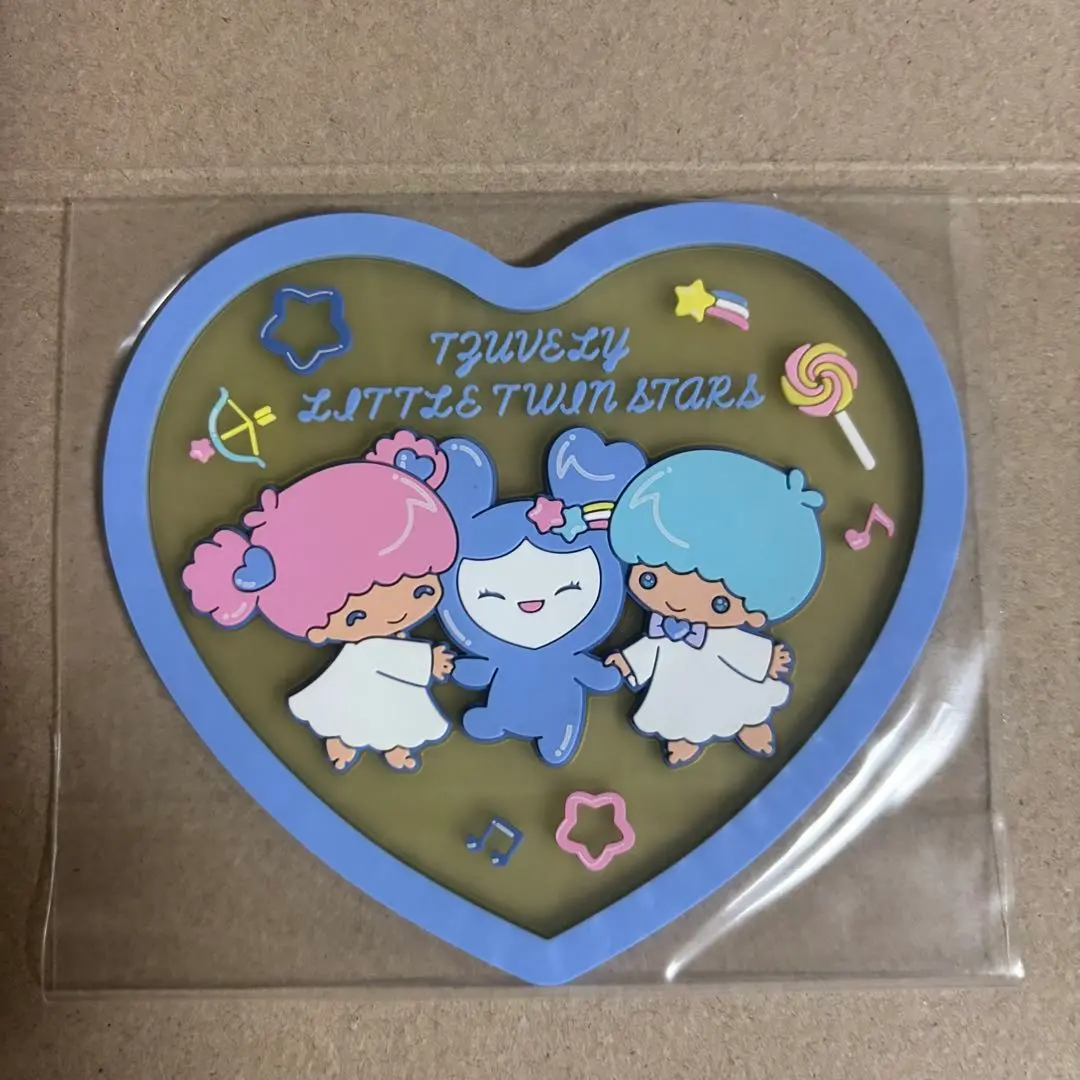 Thumbnail of TWICE Clear Rubber Coaster Sanrio (Tzuyu Little Twin Stars)