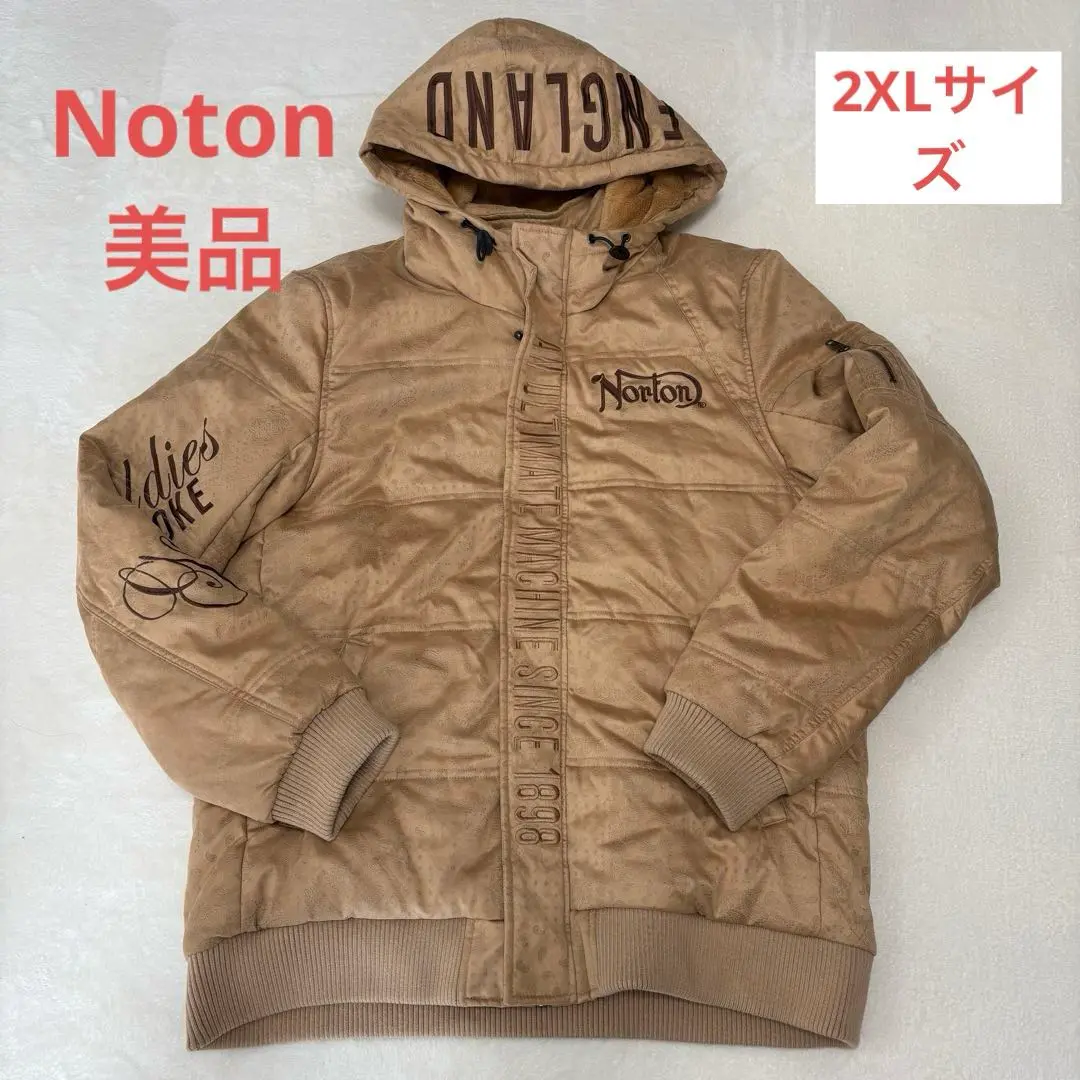 【刺繍デザイン！】Norton モッズコート　パーカージャケット　L 刺繍デザイン！】Norton モッズコート パーカージャケット L