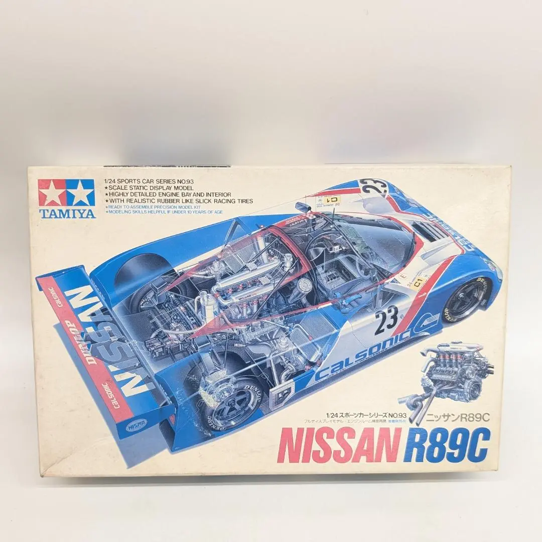 貴重 フルスポンサー カルトグラフ版 タミヤ 1/24 ニッサン R89C Amazon.com: Tamiya 1/24 Sports Car Series Nissan R89C : Arts