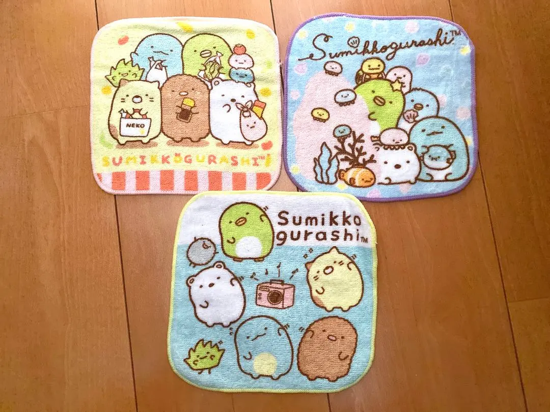 Thumbnail of Sumikko Gurashi / Mini Towel / Handkerchief / Set of 3
