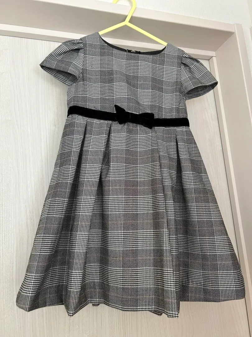 Thumbnail of Catherine Cottage Black Check Dress 100