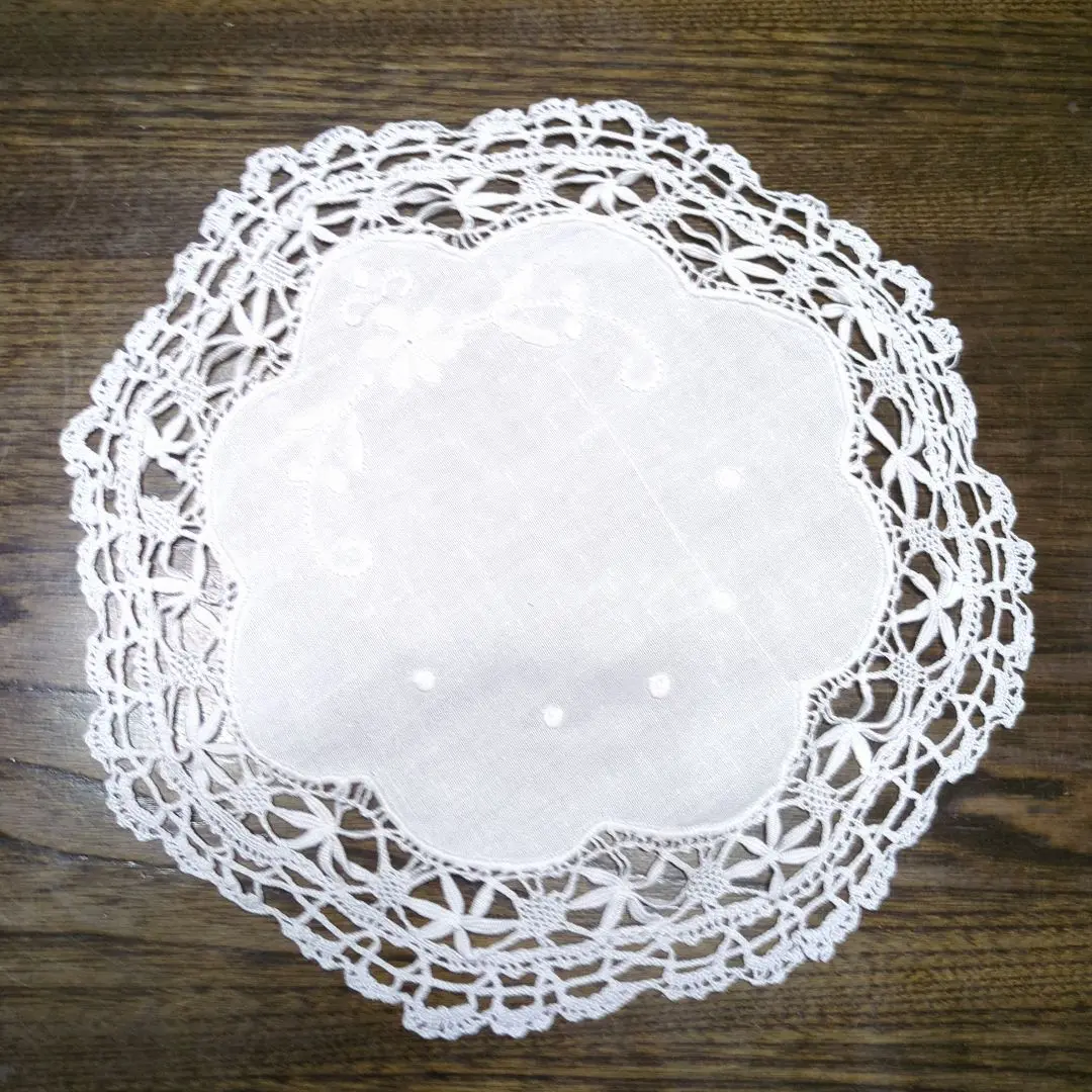 Thumbnail of White Circular Lace Doily