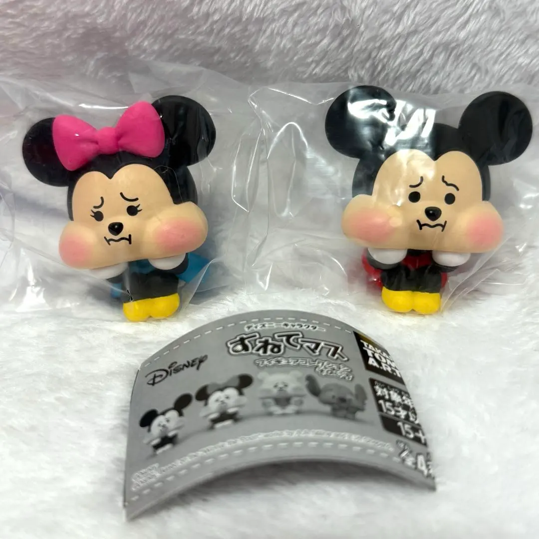 鬧彆扭的　玩偶收藏　米奇　米妮 的縮圖