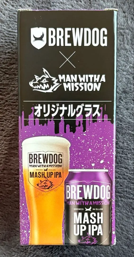 man with a mission×BREWDOG オリジナルグラス4つセット BREWDOG × MAN WITH A MISSION、オリジナルグラス4個 飲料・酒