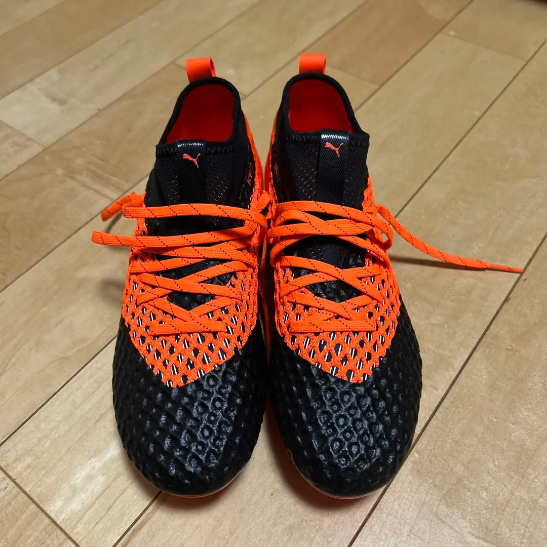 Thumbnail of Puma Future 18.1 Spike Shoes, Black/Orange