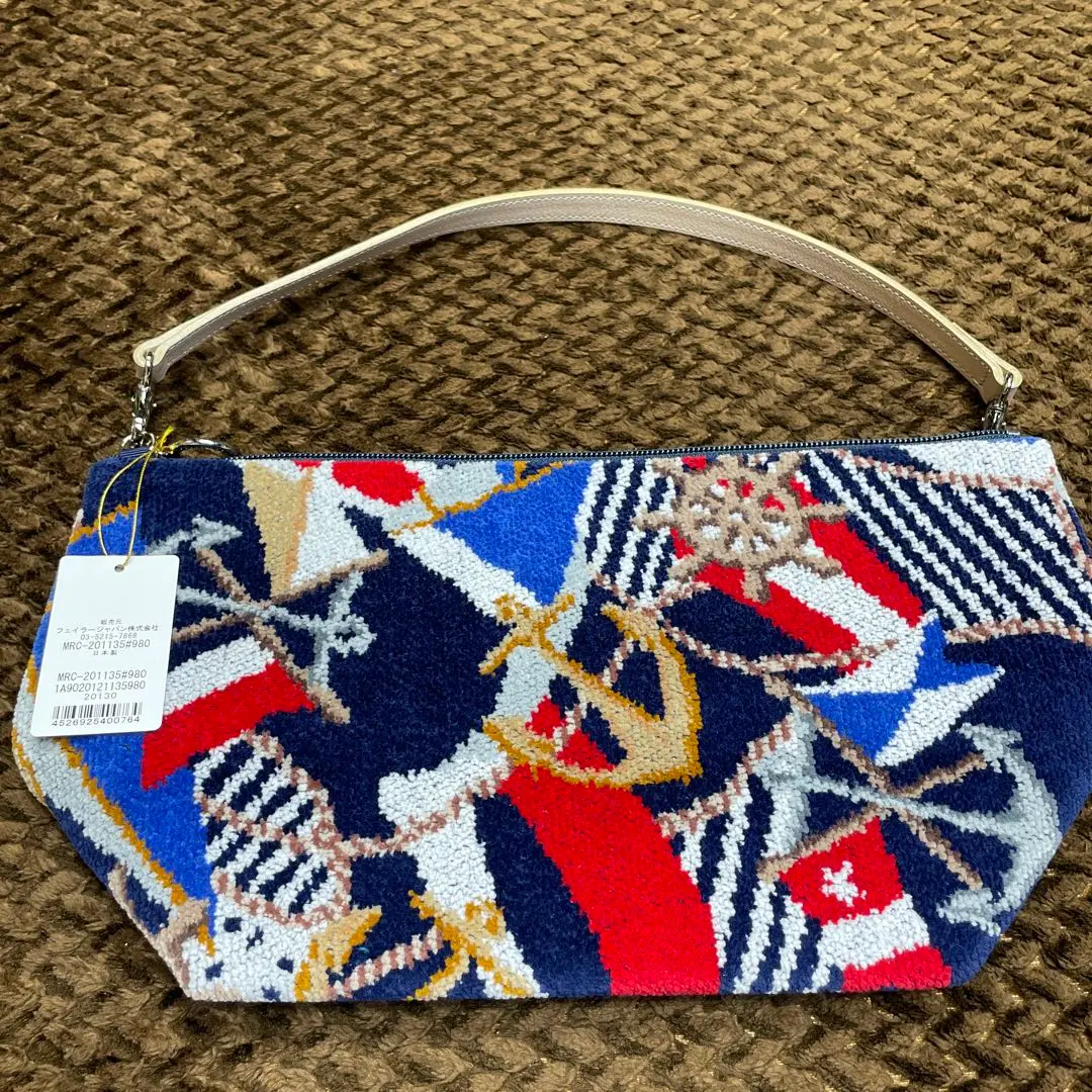 【未使用級✨️】フェイラーマリンクルージング ハンドバッグ ポーチ 牛革 レザー マリンクルージングコンテンツ｜フェイラー公式オンライン