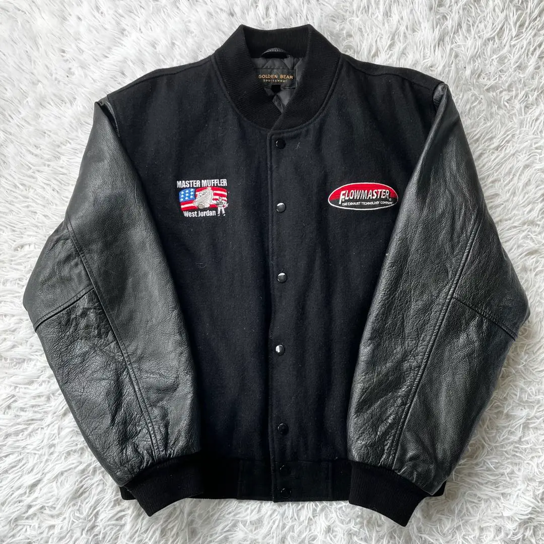 Thumbnail of Good condition Golden Bear stadium jacket leather jacket L 79