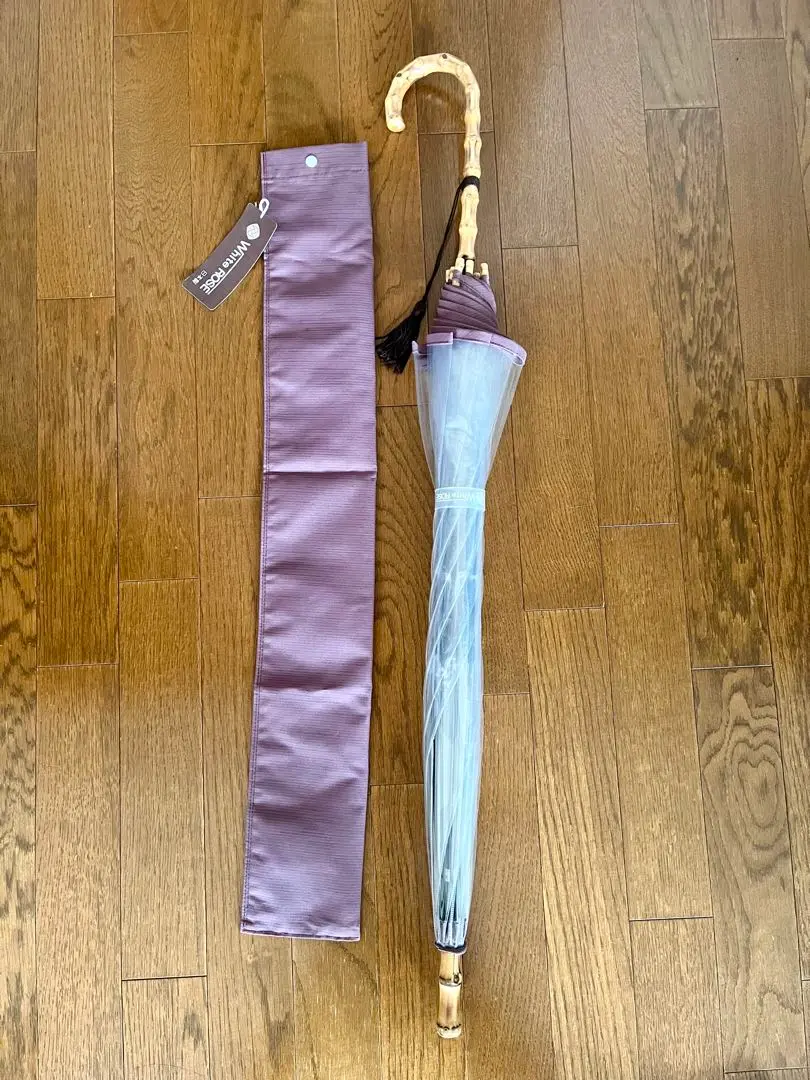 新品未使用【White Rose（ホワイトローズ）】透明アンブレラ 別注》【White Rose/ホワイトローズ】透明アンブレラ｜TIARA