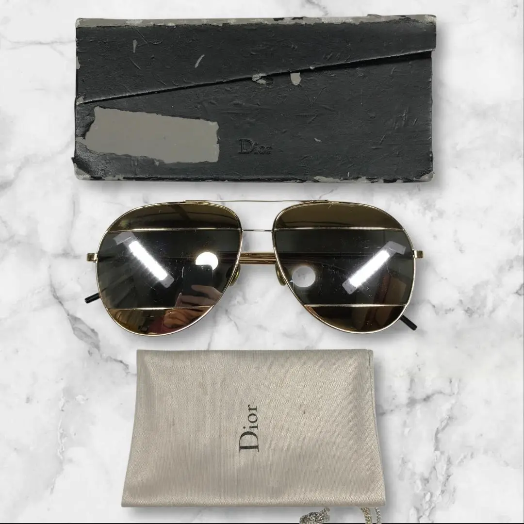 Dior ティアドロップ Christian Dior - 【良品】Christian Dior ディオール ティア