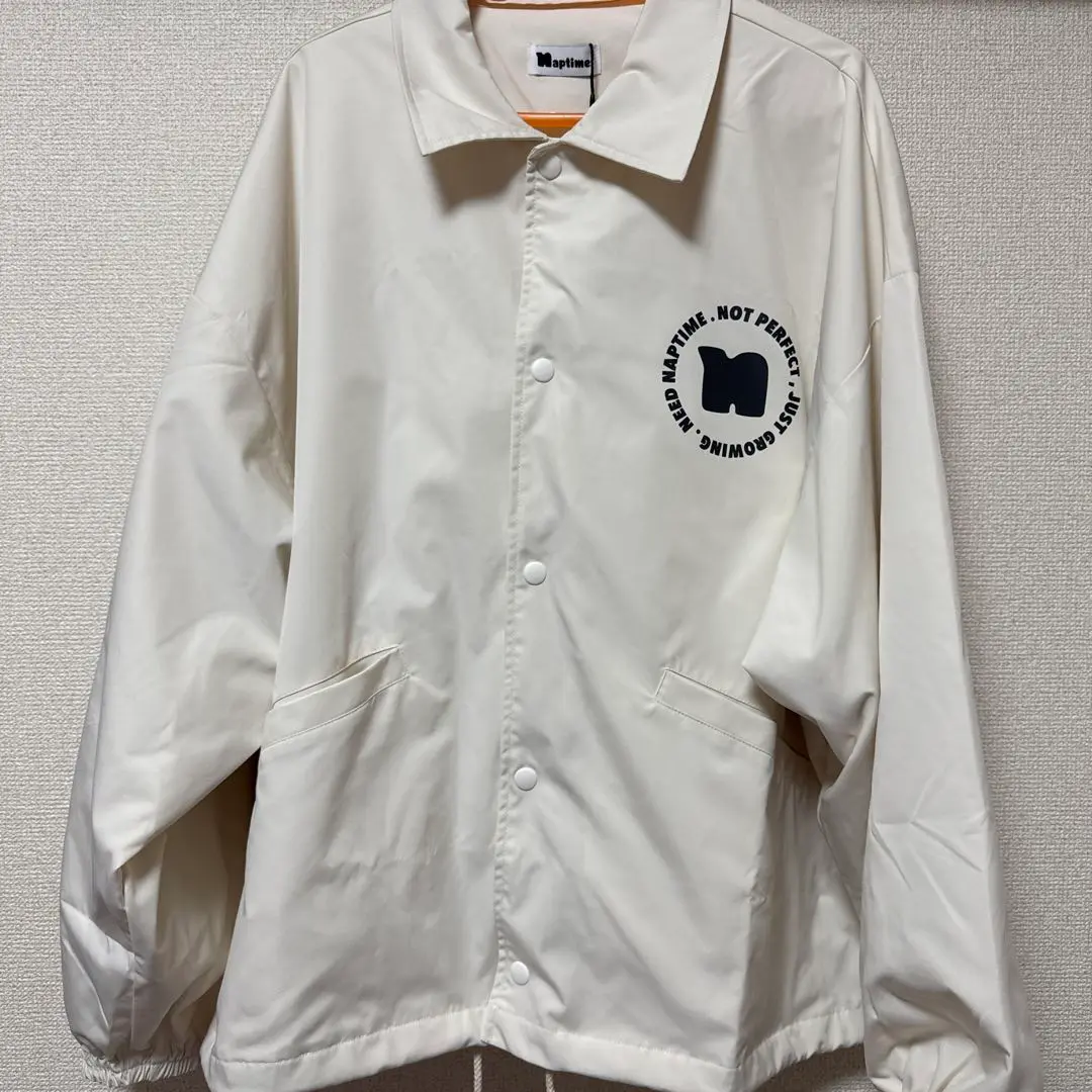 Naptime. コーチジャケットOFFWHITE 2025年最新】naptime コーチジャケットの人気アイテム - メルカリ
