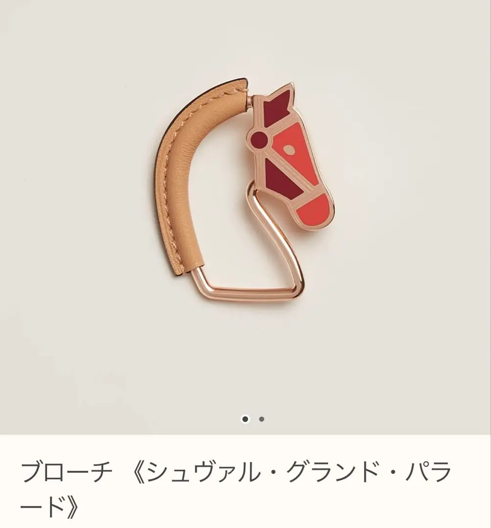 希少エルメスブローチ　　箱付き 2025年最新】エルメス 付属品：箱 ブローチ・コサージュの人気