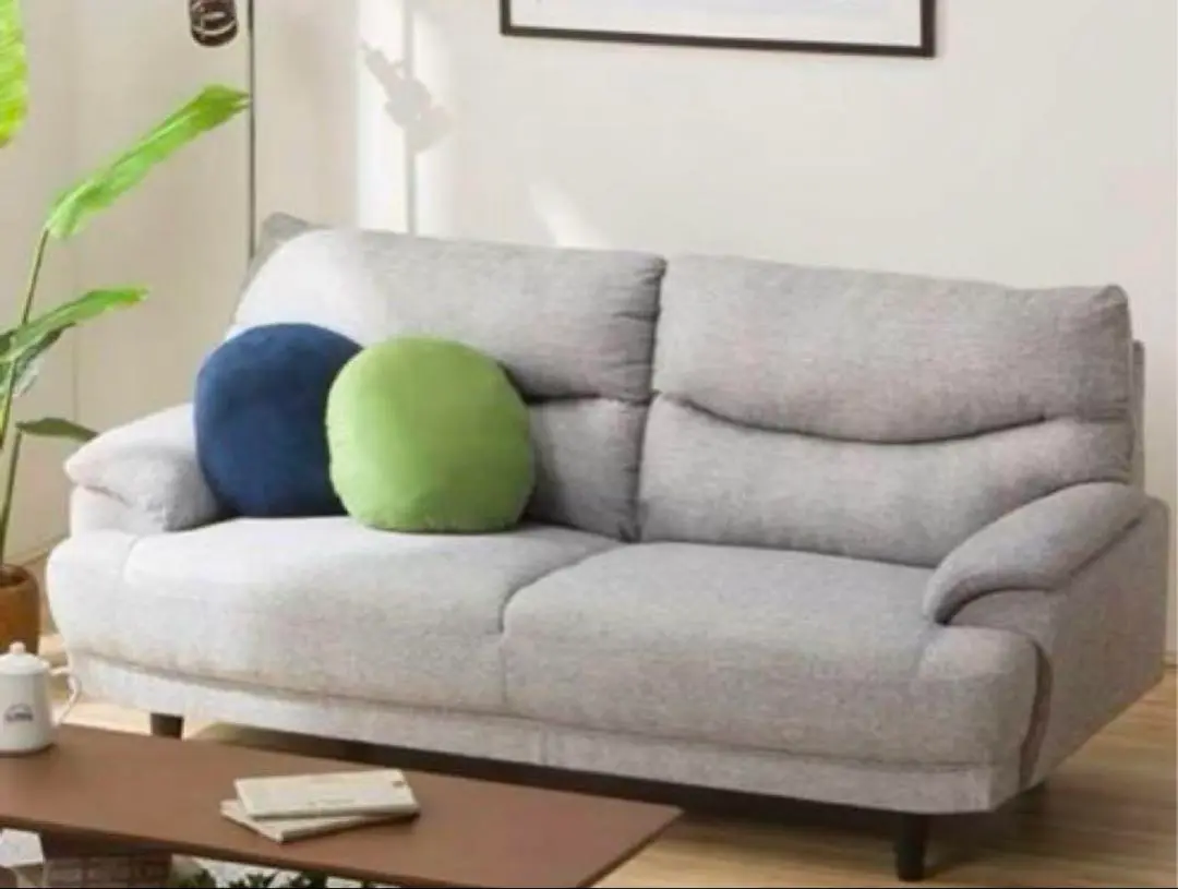 ニトリ　ソファ　3人用ソファ　キャッツ3 GY グレー　シンプル ニトリ 3人掛けソファ